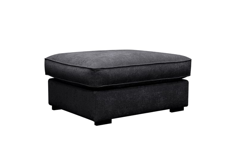 Rossita lyx Fotpall - Svart Chenille - Möbler - Fåtölj & stolar - Pall & puff - Fotpallar