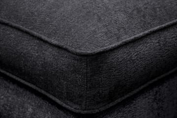 Rossita lyx Fotpall - Svart Chenille - Möbler - Fåtölj & stolar - Pall & puff - Fotpallar