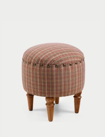 Rubby Sittpuff 38 cm Rund - Flerfärgad - Möbler - Fåtölj & stolar - Pall & puff - Fotpallar