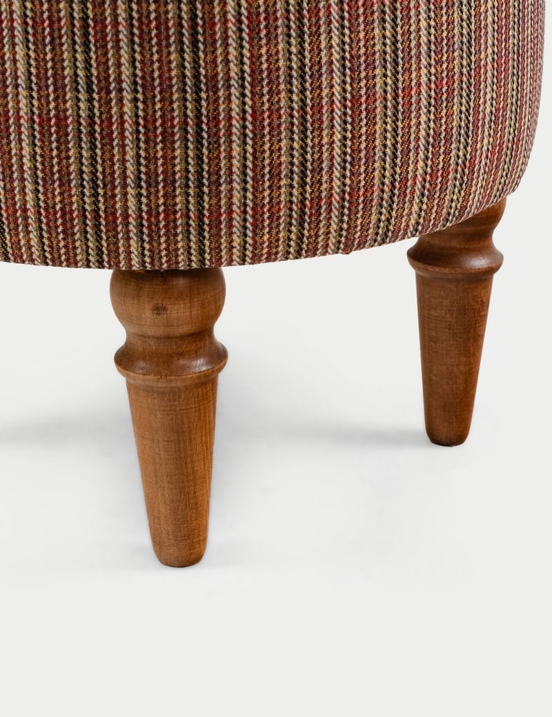 Rubby Sittpuff 38 cm Rund - Flerfärgad - Möbler - Fåtölj & stolar - Pall & puff - Fotpallar