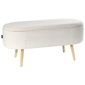 Sängbänk Oklahoma - Vit, ljust trä - Inredning - Dekoration & inredningsdetaljer - Dekorbeslag - Beslag - Möbelben