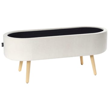 Sängbänk Oklahoma - Vit, ljust trä - Inredning - Dekoration & inredningsdetaljer - Dekorbeslag - Beslag - Möbelben