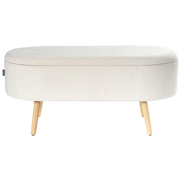 Sängbänk Oklahoma - Vit, ljust trä - Inredning - Dekoration & inredningsdetaljer - Dekorbeslag - Beslag - Möbelben