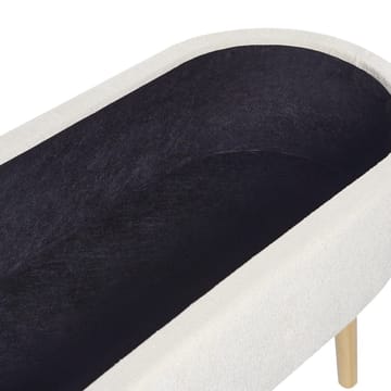 Sängbänk Oklahoma - Vit, ljust trä - Inredning - Dekoration & inredningsdetaljer - Dekorbeslag - Beslag - Möbelben