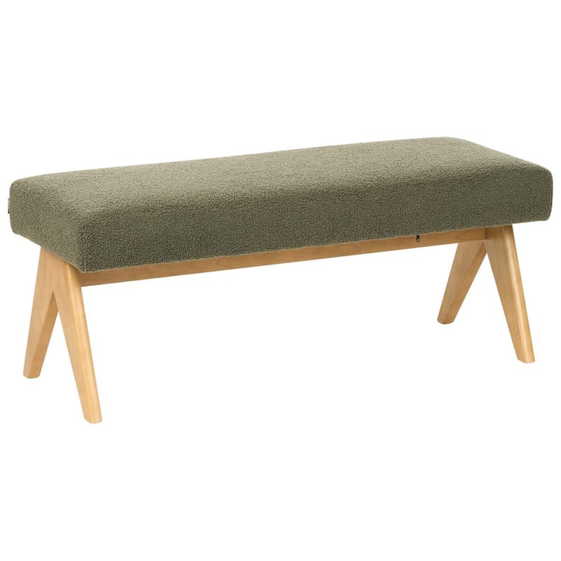 Sängbänk Tamre - Grönt, ljust trä - Möbler - Fåtölj & stolar - Pall & puff - Fotpallar