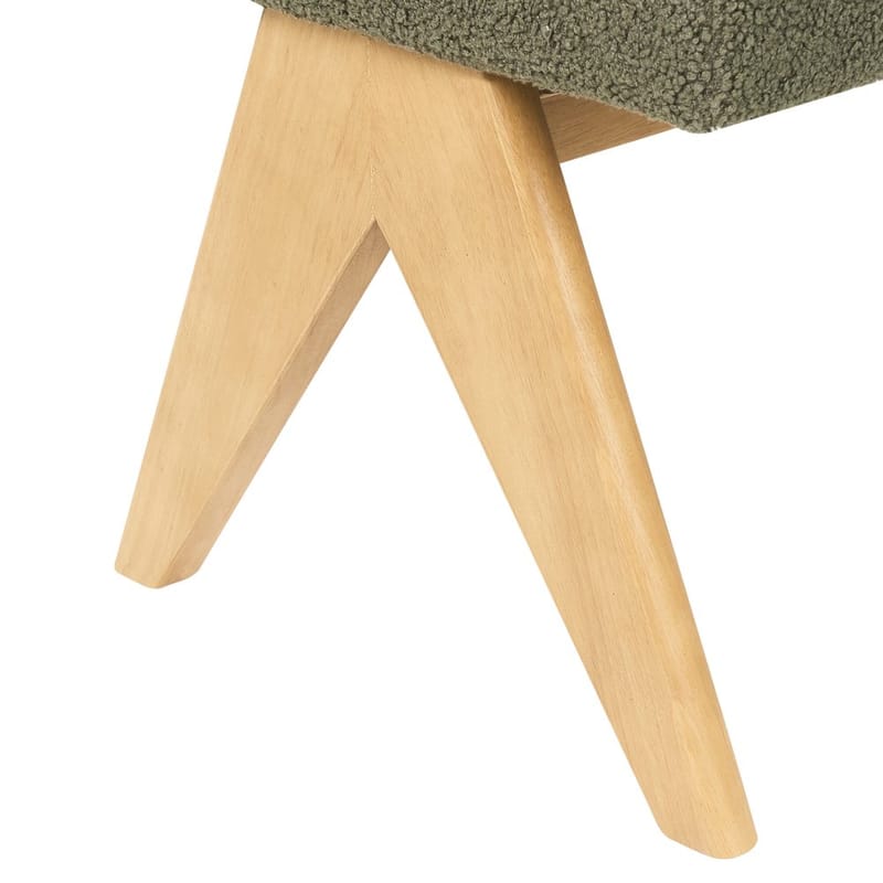 Sängbänk Tamre - Grönt, ljust trä - Möbler - Fåtölj & stolar - Pall & puff - Fotpallar