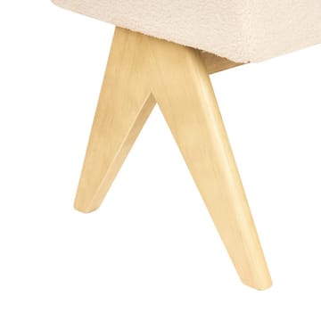 Sängbänk Tamre - Vit, ljust trä - Möbler - Fåtölj & stolar - Pall & puff - Fotpallar