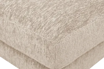 Scandi Fotpall i Chenille - Beige - Möbler - Fåtölj & stolar - Pall & puff - Fotpallar
