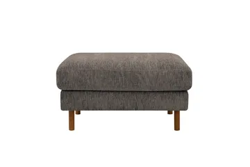 Scandi Fotpall i Chenille - Grå - Möbler - Fåtölj & stolar - Pall & puff - Fotpallar