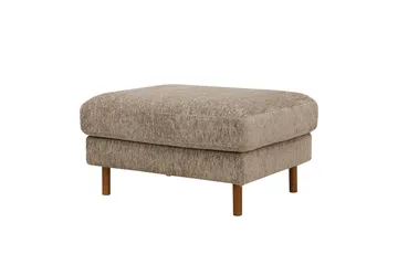 Scandi Fotpall i Chenille - Mörkbeige - Möbler - Fåtölj & stolar - Pall & puff - Fotpallar