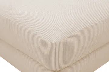 Scandi Fotpall i Manchester - Beige - Möbler - Fåtölj & stolar - Pall & puff - Fotpallar