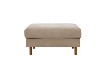 Scandi Fotpall i Tyg - Beige - Möbler - Fåtölj & stolar - Pall & puff - Fotpallar