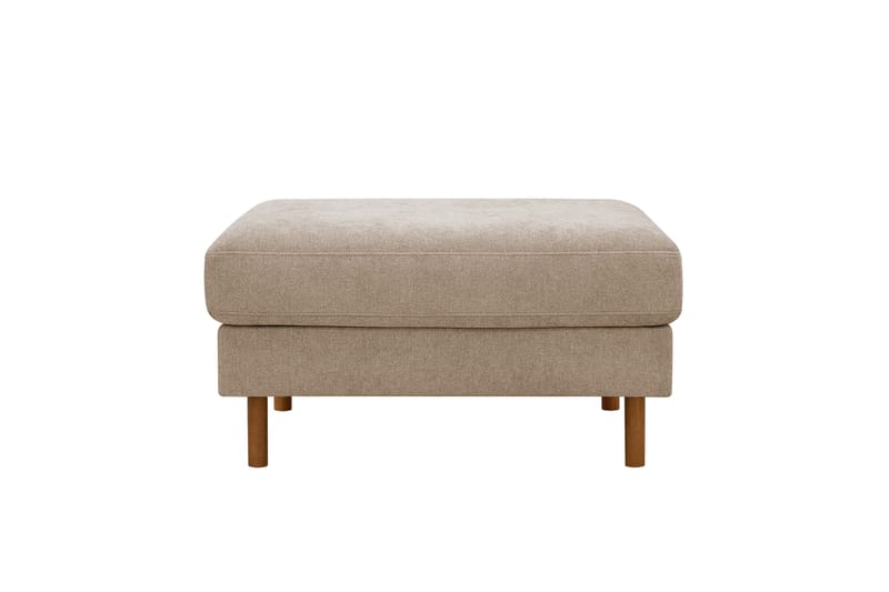 Scandi Fotpall i Tyg - Beige - Möbler - Fåtölj & stolar - Pall & puff - Fotpallar