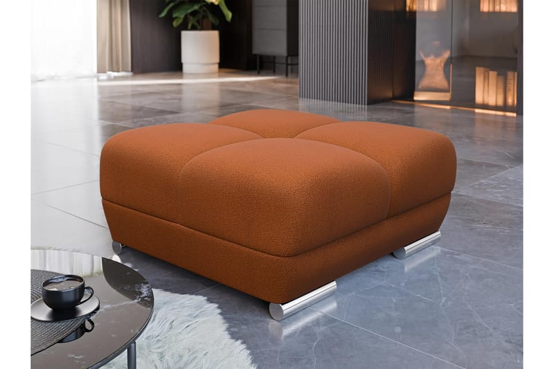 Simerly Fotpall 90 cm - Orange - Möbler - Fåtölj & stolar - Pall & puff - Fotpallar
