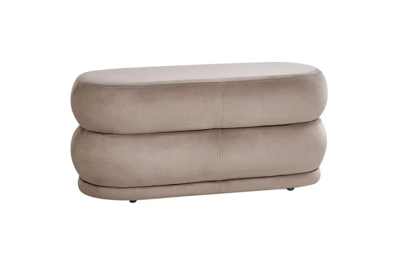 Sittbänk Ellendale Beige - Beige - Möbler - Fåtölj & stolar - Pall & puff - Fotpallar