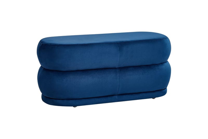 Sittbänk Ellendale Blå - Blå - Möbler - Fåtölj & stolar - Pall & puff - Fotpallar