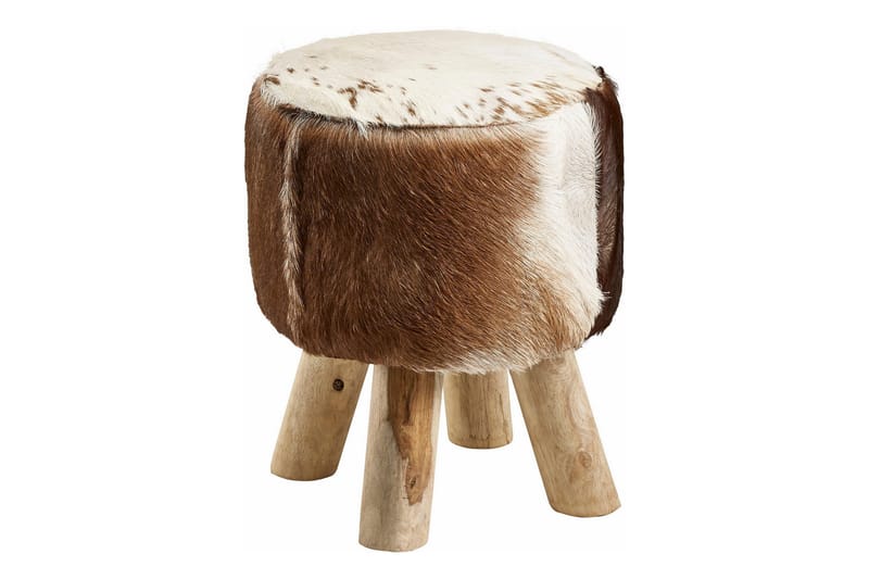 Sittpall Rajesh 30 cm - Brun - Möbler - Fåtölj & stolar - Pall & puff