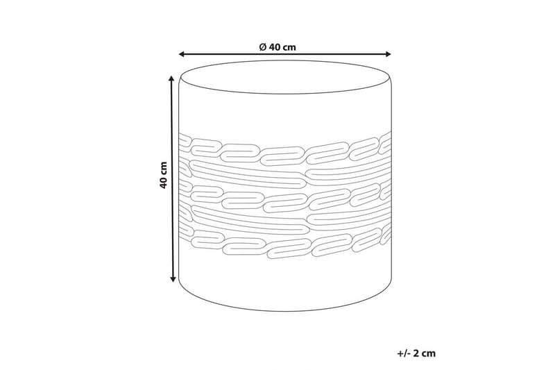 Sittpuff Abtin - Möbler - Fåtölj & stolar - Pall & puff - Sittpuff