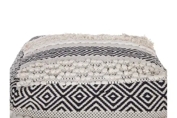 Abuzaid Sittpuff 50x50 cm - Vit - Möbler - Fåtölj & stolar - Pall & puff - Sittpuff