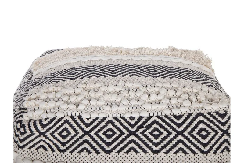 Abuzaid Sittpuff 50x50 cm - Vit - Möbler - Fåtölj & stolar - Pall & puff - Sittpuff