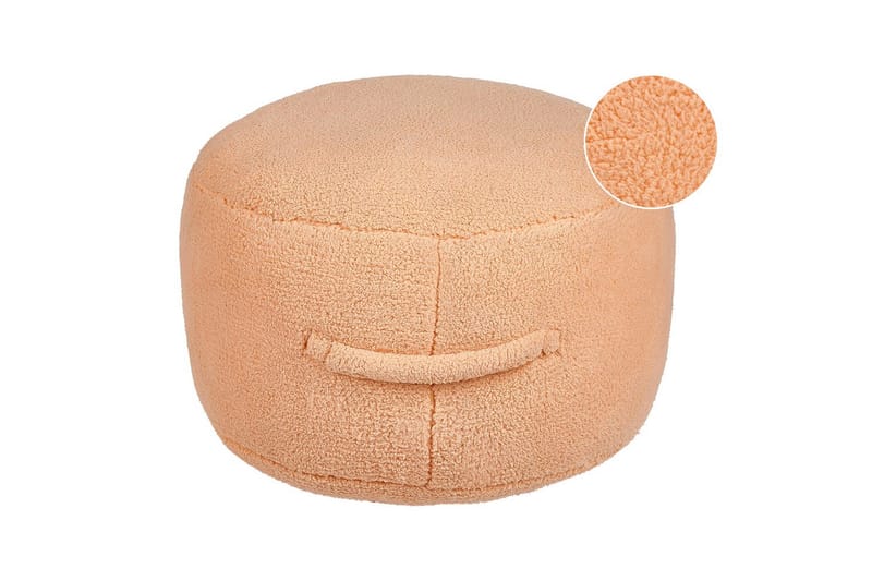 Sittpuff Adlana Orange - Orange - Möbler - Fåtölj & stolar - Pall & puff - Sittpuff