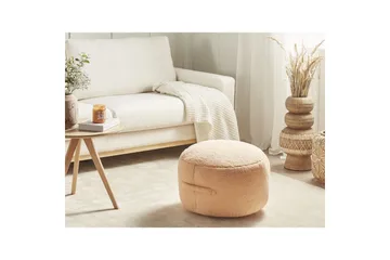 Sittpuff Adlana Orange - Orange - Möbler - Fåtölj & stolar - Pall & puff - Sittpuff