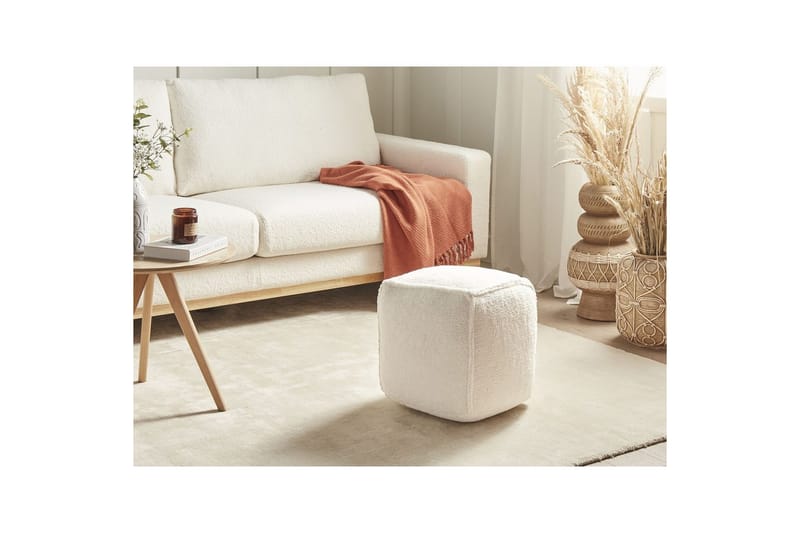 Sittpuff Alipur Beige - Beige - Möbler - Fåtölj & stolar - Pall & puff - Sittpuff