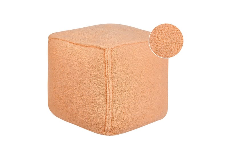 Sittpuff Alipur Orange - Orange - Möbler - Fåtölj & stolar - Pall & puff - Sittpuff