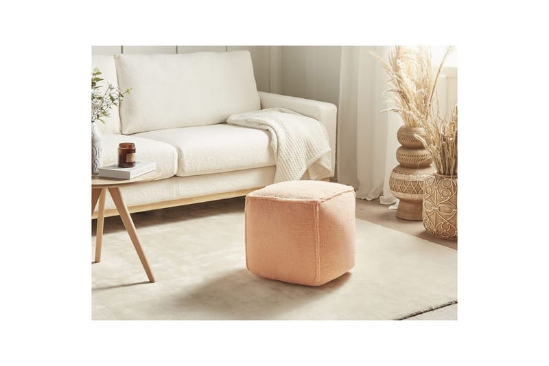 Sittpuff Alipur Orange - Orange - Möbler - Fåtölj & stolar - Pall & puff - Sittpuff