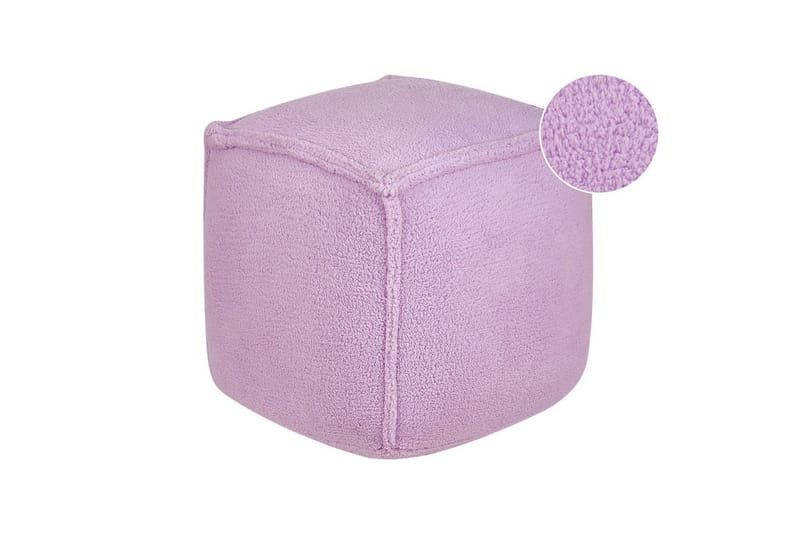 Sittpuff Alipur Violett - Violett - Möbler - Fåtölj & stolar - Pall & puff - Sittpuff