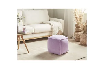 Sittpuff Alipur Violett - Violett - Möbler - Fåtölj & stolar - Pall & puff - Sittpuff