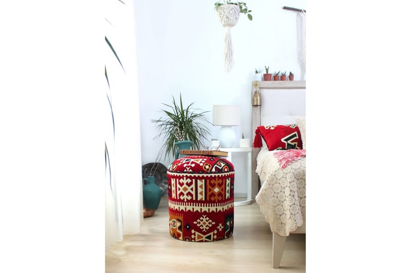 Amsterdam Sittpuff 40 cm - Flerfärgad - Möbler - Fåtölj & stolar - Pall & puff - Sittpuff