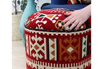 Amsterdam Sittpuff 40 cm - Flerfärgad - Möbler - F åtölj & stolar - Pall & puff - Sittpuff