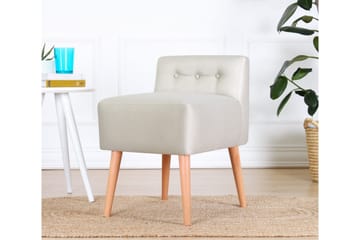 Anaro Sittpuff 43 cm Rektangulär - Beige - Möbler - Fåtölj & stolar - Pall & puff - Sittpuff