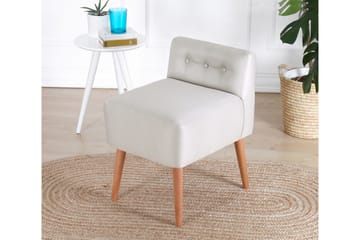 Anaro Sittpuff 43 cm Rektangulär - Beige - Möbler - Fåtölj & stolar - Pall & puff - Sittpuff