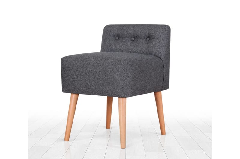 Anaro Sittpuff 43 cm Rektangulär - Grå - Möbler - Fåtölj & stolar - Pall & puff - Sittpuff