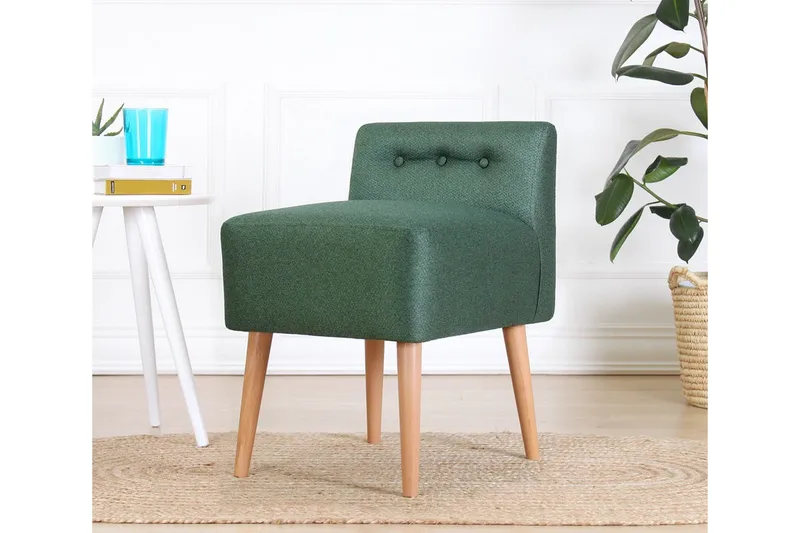 Anaro Sittpuff 43 cm Rektangulär, Mörkgrön