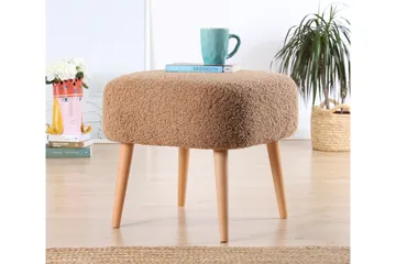 Anaro Sittpuff 45 cm Rektangulär - Brun - Möbler - Fåtölj & stolar - Pall & puff - Sittpuff