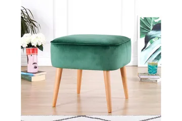 Anaro Sittpuff 45 cm Rektangulär - Grön - Möbler - Fåtölj & stolar - Pall & puff - Sittpuff