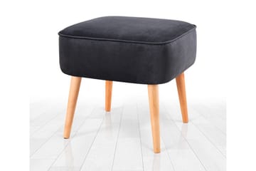Anaro Sittpuff 45 cm Rektangulär - Mörkgrå - Möbler - Fåtölj & stolar - Pall & puff - Sittpuff