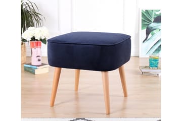 Anaro Sittpuff 45 cm Rektangulär - Marinblå - Möbler - Fåtölj & stolar - Pall & puff - Sittpuff
