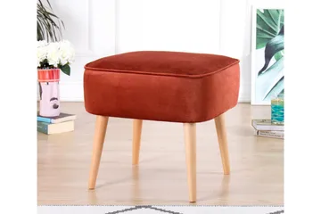 Anaro Sittpuff 45 cm Rektangulär - Röd - Möbler - Fåtölj & stolar - Pall & puff - Sittpuff