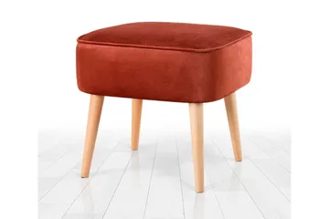 Anaro Sittpuff 45 cm Rektangulär - Röd - Möbler - Fåtölj & stolar - Pall & puff - Sittpuff