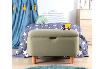 Anaro Sittpuff 61 cm Rektangulär - Grön - Möbler - Fåtölj & stolar - Pall & puff - Sittpuff