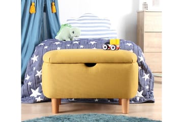 Anaro Sittpuff 61 cm Rektangulär - Gul - Möbler - Fåtölj & stolar - Pall & puff - Sittpuff