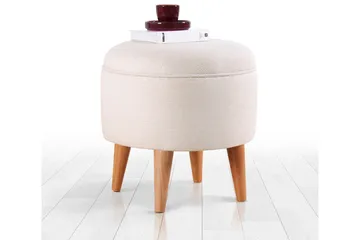 Anaro Sittpuff Rund - Beige - Möbler - Fåtölj & stolar - Pall & puff - Sittpuff