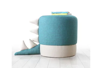 Anaro Sittpuff Rund - Blå - Möbler - Fåtölj & stolar - Pall & puff - Sittpuff