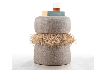 Anaro Sittpuff Rund - Brun - Möbler - Fåtölj & stolar - Pall & puff - Sittpuff