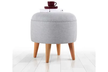 Anaro Sittpuff Rund - Grå - Möbler - Fåtölj & stolar - Pall & puff - Sittpuff