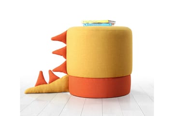 Anaro Sittpuff Rund - Gul - Möbler - Fåtölj & stolar - Pall & puff - Sittpuff